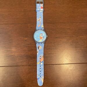 Swatch Abstract Blue Watch centre pompidou wassily kadinsky sky blue